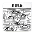 Untersetzer - Beer Heads