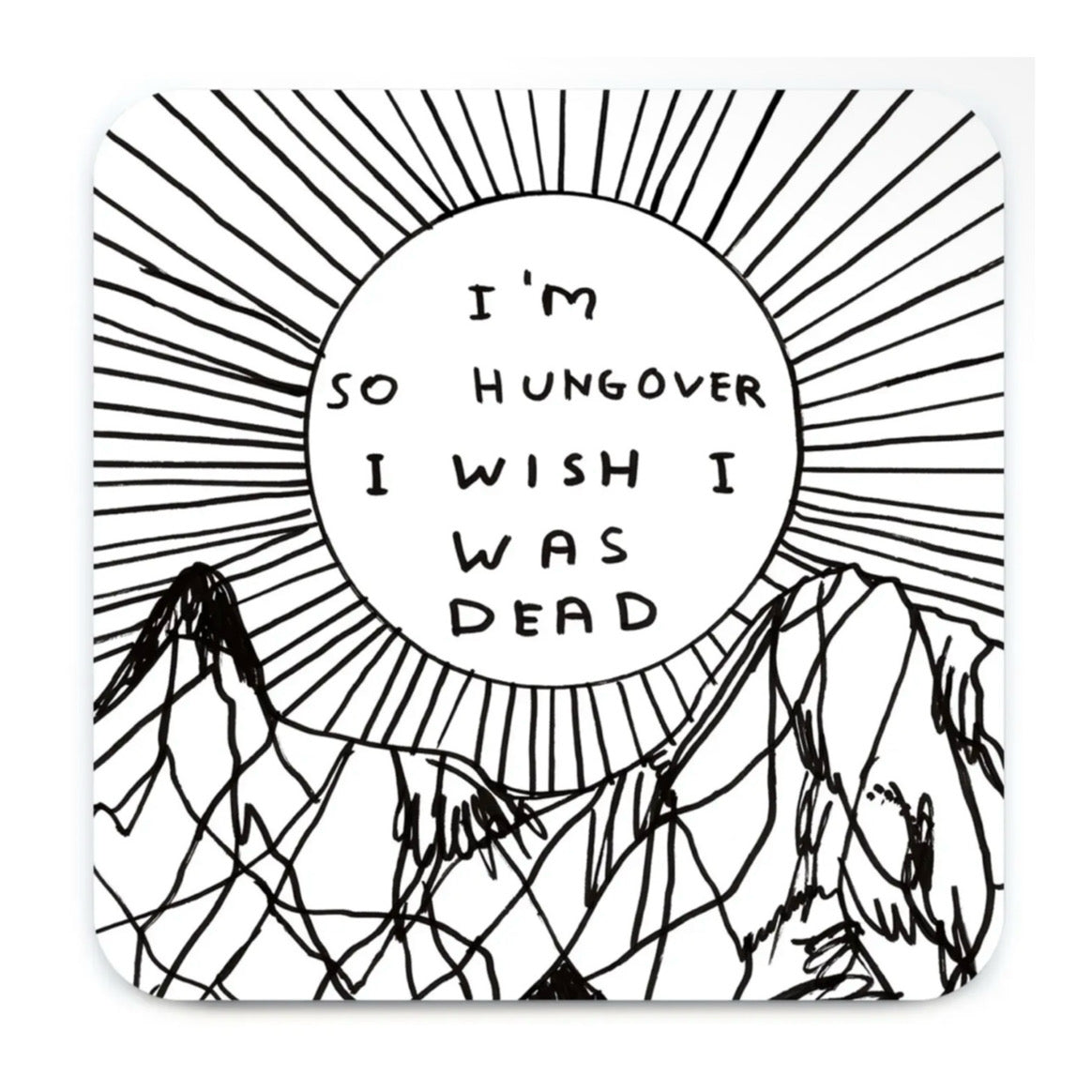 Untersetzer - So Hungover