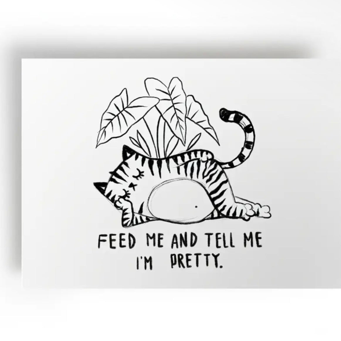 Postkarte - Tell Me I'm Pretty