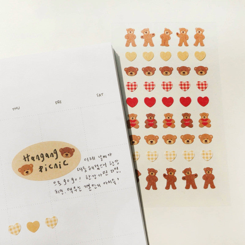 Stickerbogen - Bear (mini)