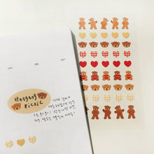 Stickerbogen - Bear (mini)