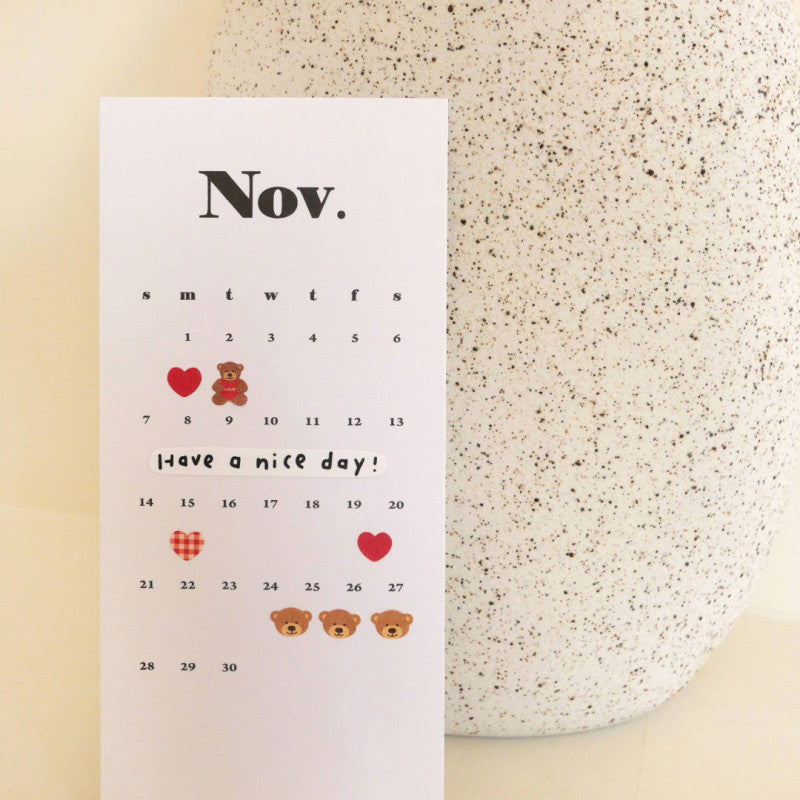 Stickerbogen - Bear (mini)