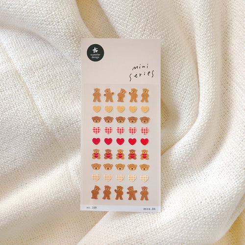 Stickerbogen - Bear (mini)
