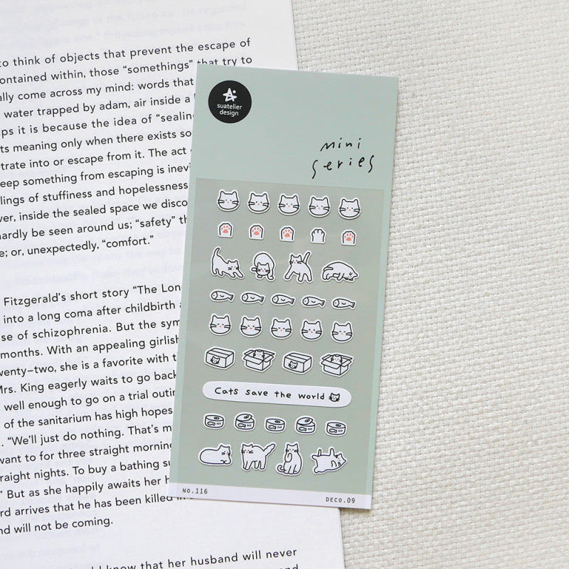 Stickerbogen - Cats (mini)