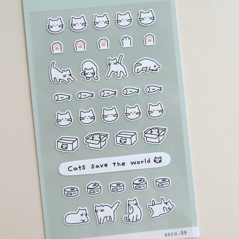 Stickerbogen - Cats (mini)