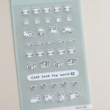Stickerbogen - Cats (mini)