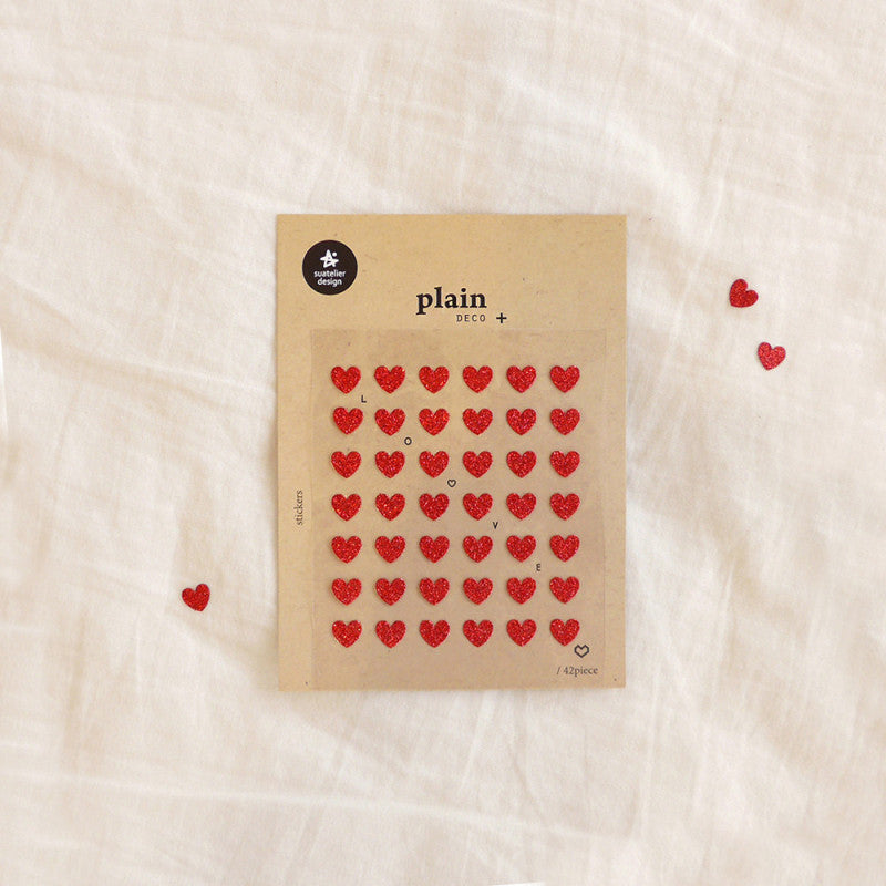 Stickerbogen - Hearts