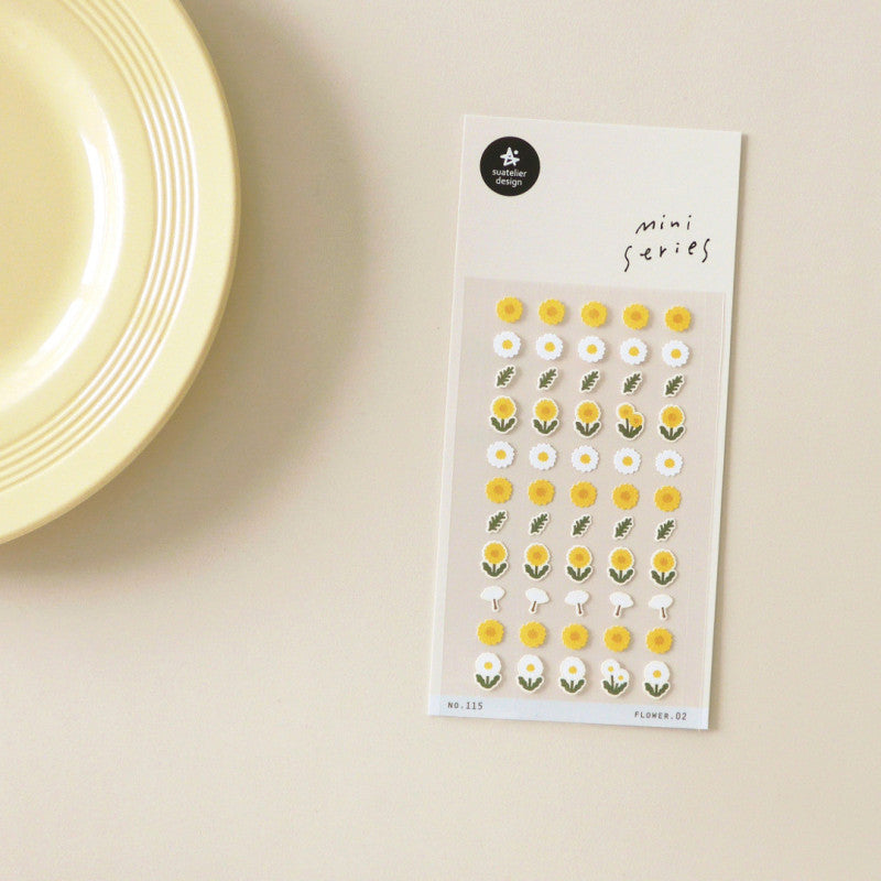 Stickerbogen - Flowers (mini)