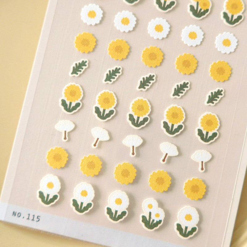 Stickerbogen - Flowers (mini)