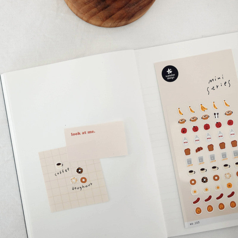 Stickerbogen - Breakfast (mini)