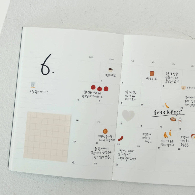 Stickerbogen - Breakfast (mini)