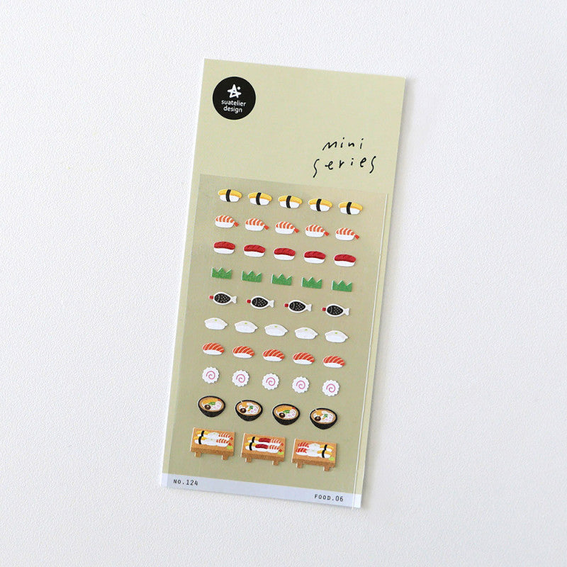 Stickerbogen - Sushi (mini)