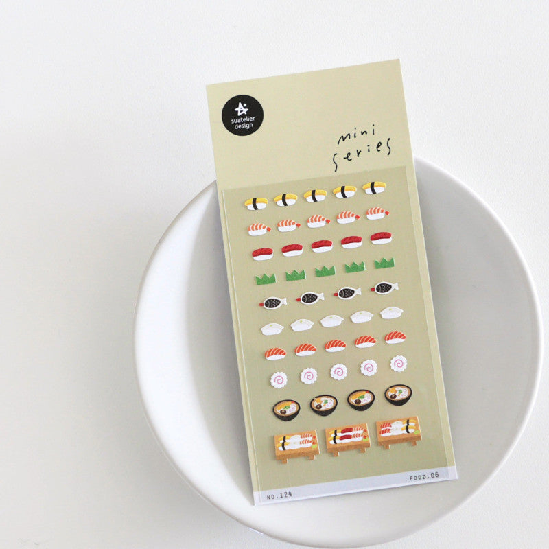 Stickerbogen - Sushi (mini)
