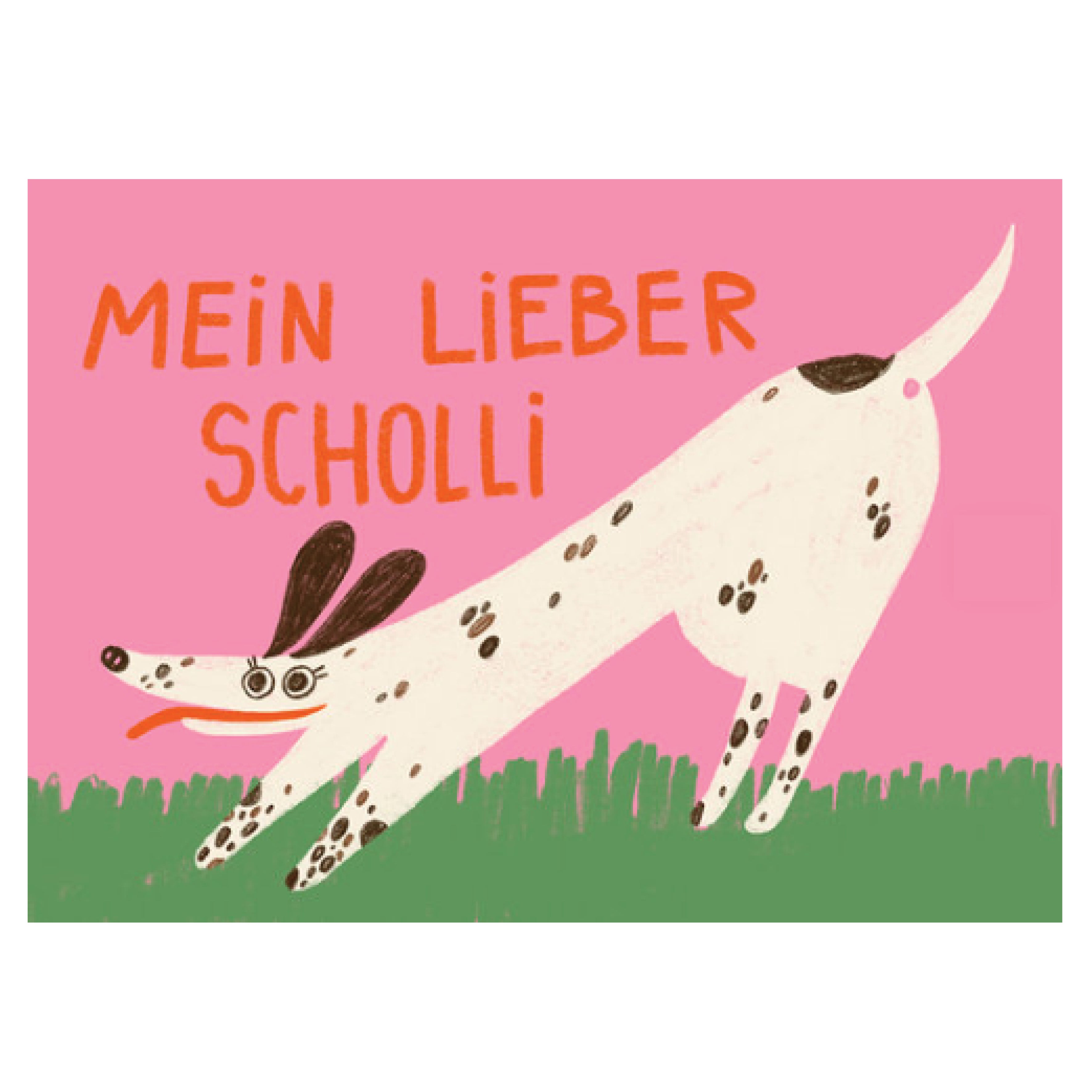 Postkarte - Mein lieber Scholli