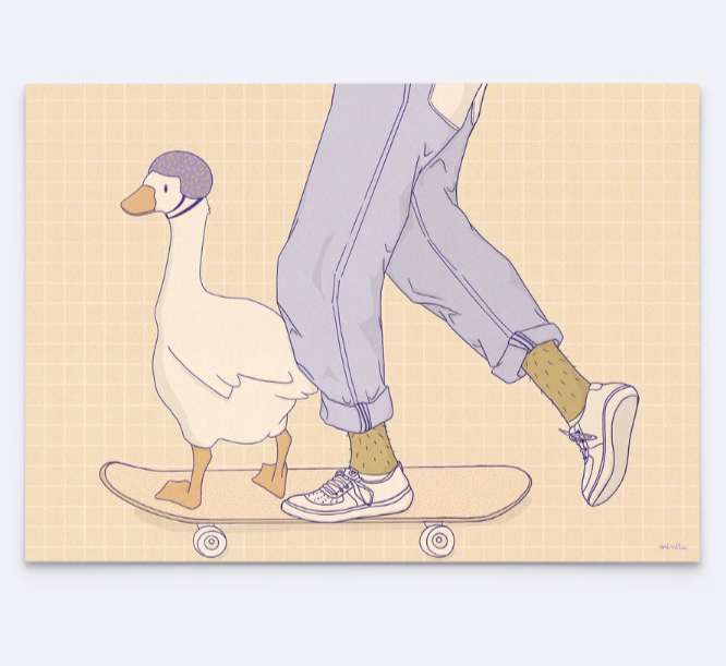 A5 Print - Skating Around