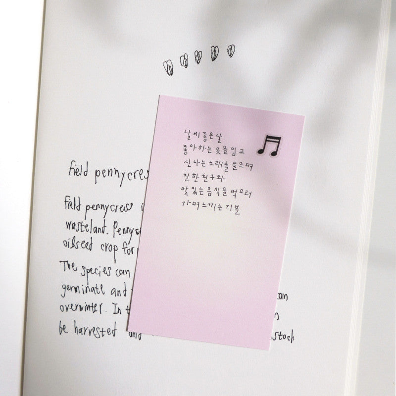 Haftnotizzettel - Pink Gradient