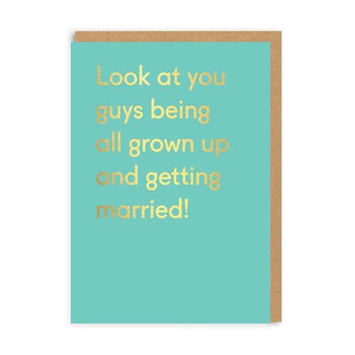 Grußkarte - Look at you guys getting married