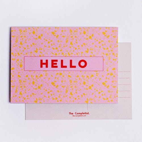 Postkarte - Hello