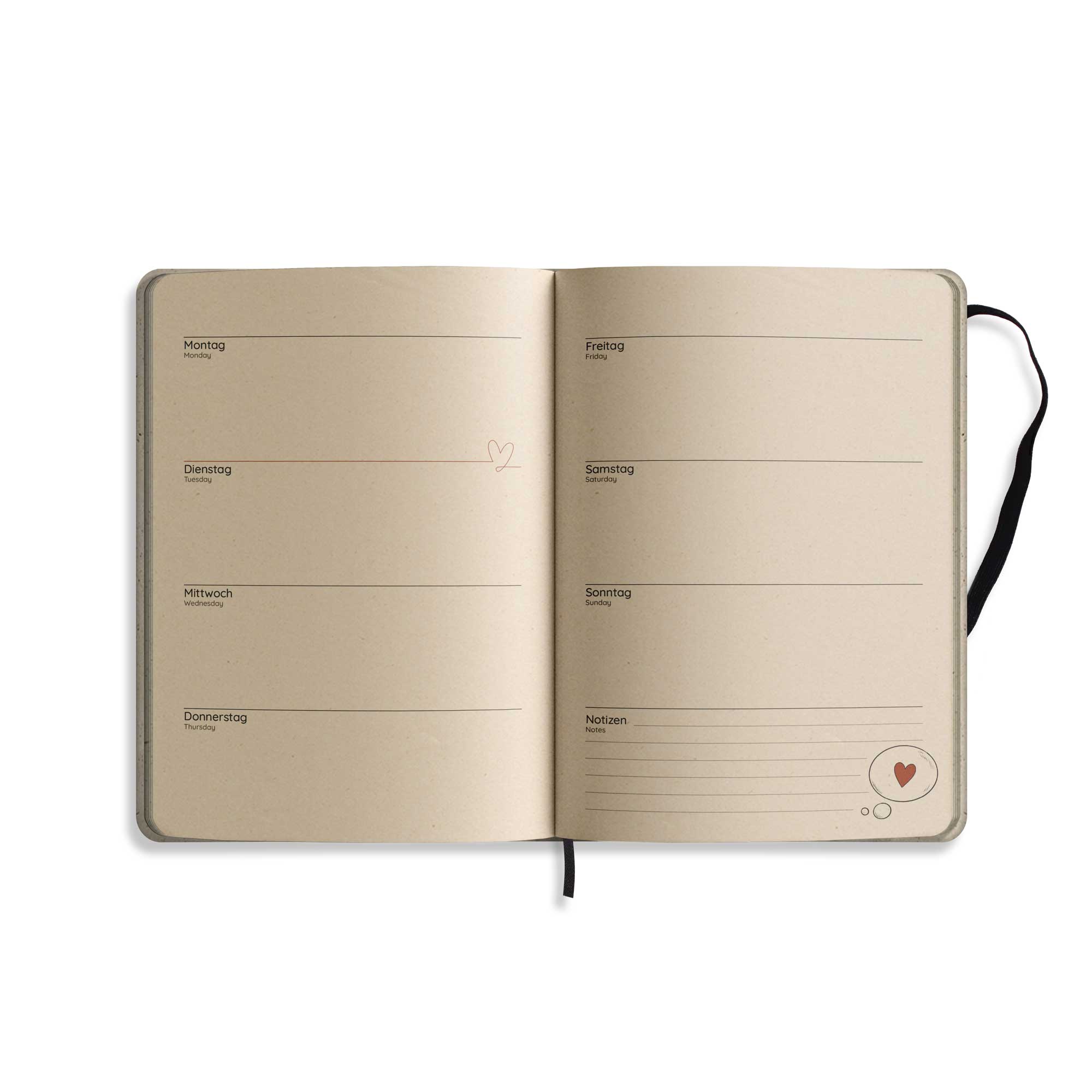 Undatierter Matabooks Planner A5 'Embrace'