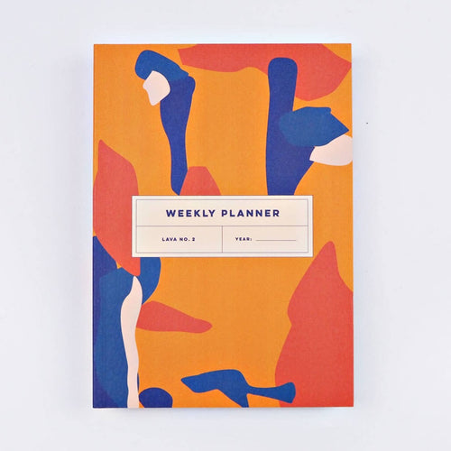 Flatlay Weekly Planner A5 - 'Lava'