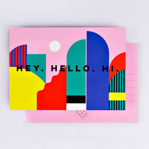 Postcard - Hello Bookends