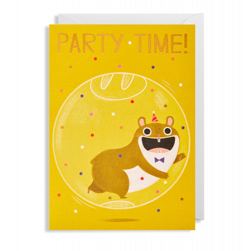 Grußkarte - Party Time