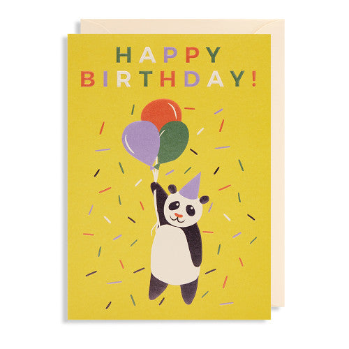 Grußkarte - Birthday Panda