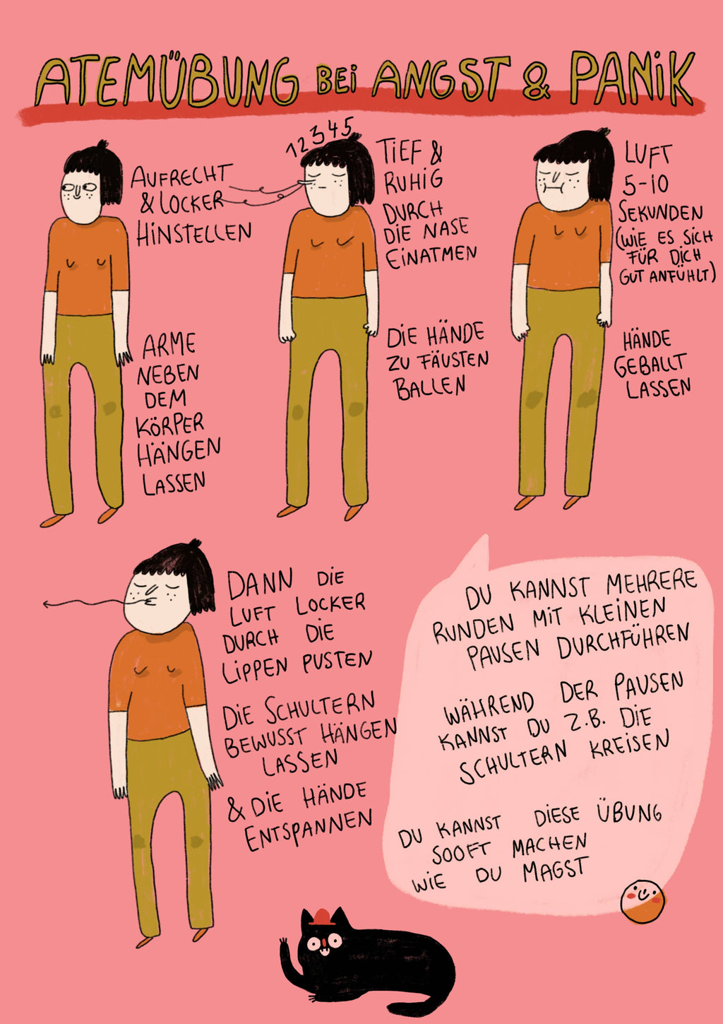 Postkarte - Angst & Panik