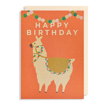 Grußkarte - Birthday Lama