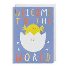 Grußkarte - Welcome To The World