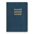 Notizbuch - Analog Memory Backup