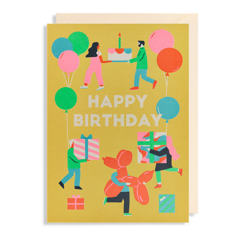 Grußkarte - Happy Birthday Crew