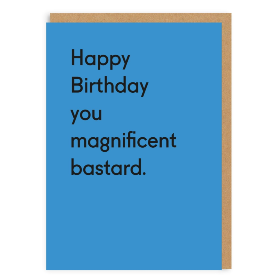Grußkarte - Magnificent Bastard