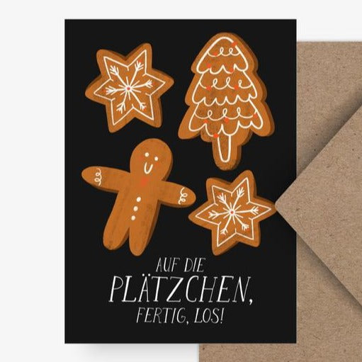 Postkarte - Plätzchen