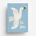 Postkarte - For You Dove