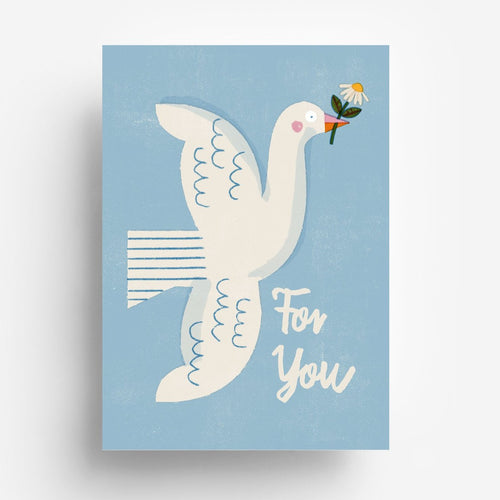 Postcard - For You Dove