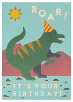 Grußkarte - Roar!
