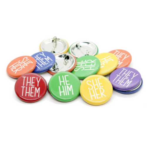 Pronouns Buttons