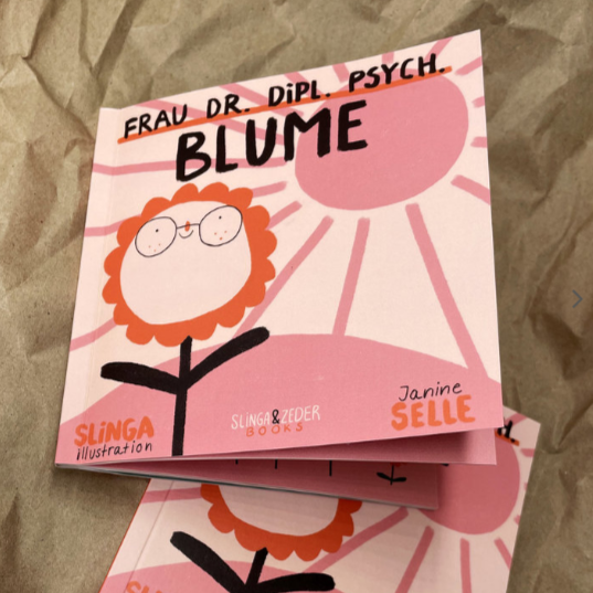 Frau Dr. Dipl. Psych. Blume Comic