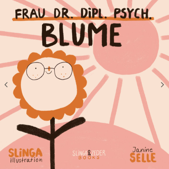 Frau Dr. Dipl. Psych. Blume Comic