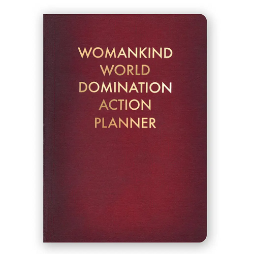Womankind World Domination Action Planner Notebook