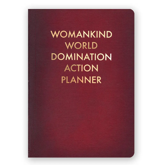 Womankind World Domination Action Planner Notebook