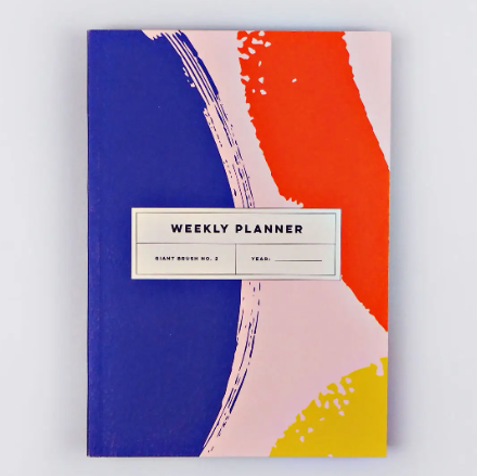 Flatlay Weekly Planner A5 - 'Giant Brush'