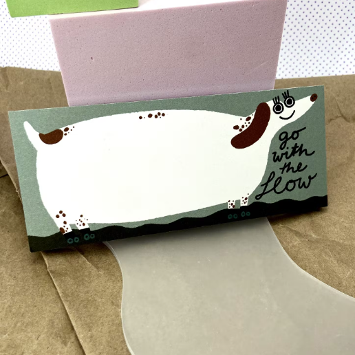 Notizblock - Go With The Flow