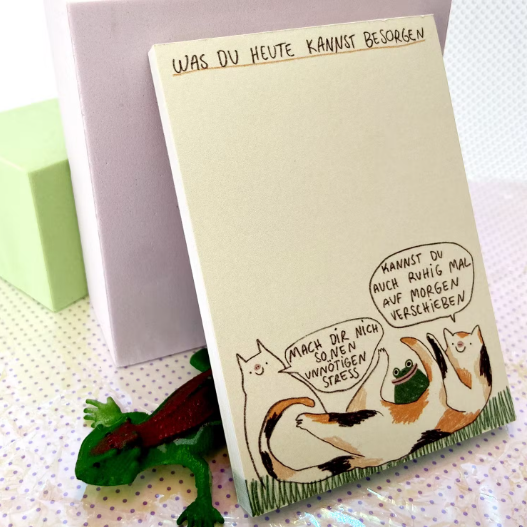 Notizblock - Heute Besorgen