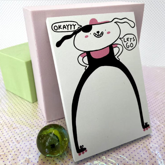 Notizblock - Let's Go