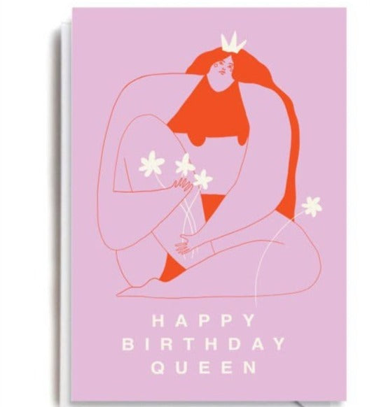 Grußkarte - Happy Birthday Queen