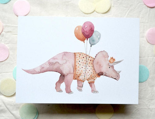 Postcard - Triceratops