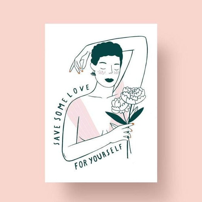 Postkarte - Save Some Love For Yourself