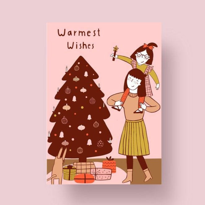 Postkarte - Warmest Wishes